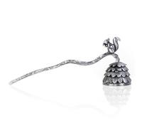 We Moment Candle Snuffer, Candle Snuffer Extinguisher with Long Handle,Retro Style Wick Flame Snuffer for Putting Out Candle Flame Safely,Pinecone Squirrel Candle Snuffers Accessory for Candle Lovers