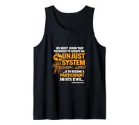 We Must Learn That Accept Unjust System Tank Top