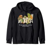 We Must Tee Stop Eating Toad As He Ate Another Frog Men Toad Zip Hoodie