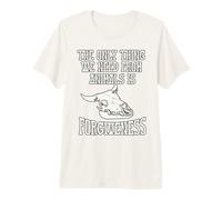 We Need from Animals is Forgiveness - Vegetarian Vegan Premium T-Shirt
