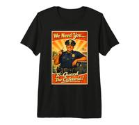 We Need You to Guard The Cafeteria School Resource Officer Premium T-Shirt