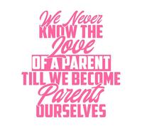 we Never Know Love a Parent Wall Decals Paster Paper 67.2x72.2cm Equipped with Transfer Film kit Pink