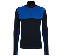 We Norwegians - Tryvann Colblock Zipup - Merino longsleeve size S, black