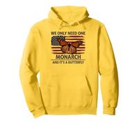 We Only Need One Monarch And It's a Butterfly American Flag Pullover Hoodie