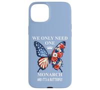 We Only Need One Monarch & It's a Butterfly Floral No Kings Case for iPhone 15 Plus