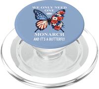 We Only Need One Monarch & It's a Butterfly Floral No Kings PopSockets PopGrip for MagSafe