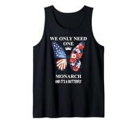 We Only Need One Monarch & It's a Butterfly Floral No Kings Tank Top