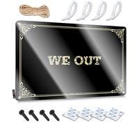 We Out For Celestial Wall Decor Tin Sign Men Cave Hanging Room Rules