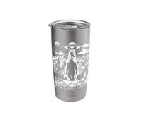 We Out Here America Monsters Bigfoot Mothman Local Cryptids Stainless Steel Insulated Tumbler