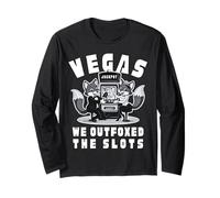 We Outfoxed The Slots Jackpot Winner Funny Fox Pun His Hers Long Sleeve T-Shirt