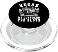 We Outfoxed The Slots Jackpot Winner Funny Fox Pun His Hers PopSockets PopGrip for MagSafe
