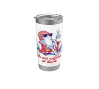 We Over Caffeinate At Dawn Frog Coffee Lover Funny Stainless Steel Insulated Tumbler