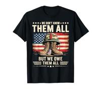 We Owe Them All Partiotic Veterans Day Memorial Day T-Shirt