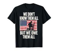 We Owe Them All Partiotic Veterans Day Memorial Day T-Shirt