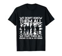 We Owe Them All UK Flag Proud British Veteran Military T-Shirt
