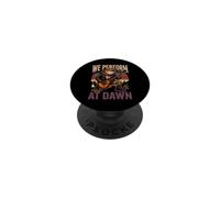 We Perform At Dawn Frog Guitar Rock Music PopSockets Adhesive PopGrip