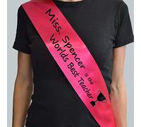 We Personalize Personalised Sash for a Teacher - present for a teacher to say thank you