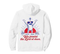 We Praise The Lord At Dawn Frog Christian Pullover Hoodie