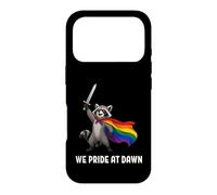 We Pride At Dawn Funny LGBTQ Pride Raccoon Rainbow Gay Humor Case for iPhone 17 Pro