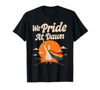 We Pride At Dawn Goose Pride Rainbow Queer LGBTQ T-Shirt