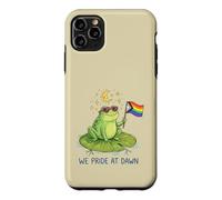 We Pride At Dawn LGBTQ Frog Moon Stars Cute Rainbow Case for iPhone 11 Pro Max