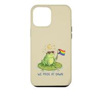We Pride At Dawn LGBTQ Frog Moon Stars Cute Rainbow Case for iPhone 12 Pro Max