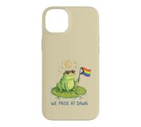 We Pride At Dawn LGBTQ Frog Moon Stars Cute Rainbow Case for iPhone 14 Plus