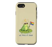 We Pride At Dawn LGBTQ Frog Moon Stars Cute Rainbow Case for iPhone SE (2020) / 7/8