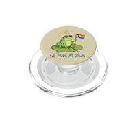 We Pride At Dawn LGBTQ Frog Moon Stars Cute Rainbow PopSockets PopGrip for MagSafe