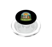 We Pride At Dawn LGBTQ Raccoon Possum Capybara Cute PopSockets PopGrip for MagSafe