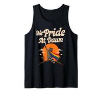 We Pride At Dawn Racoon Pride Rainbow Queer LGBTQ Tank Top