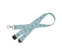 We Print Lanyards Vintage Bee Lanyard w/Safety Breakaway & Trigger Clip for Badge Holders, ID Cards & More! (Pack of 5)
