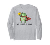 We Prompt at Dawn SLP Grad Frog Speech Language Pathologist Long Sleeve T-Shirt