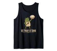 We Proof At Dawn Cottagecore Frog Sourdough Bread Baker Tank Top