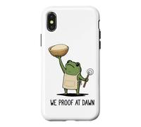 We Proof At Dawn Funny Frog Meme Baking Dough Bread Making Case for iPhone X/XS