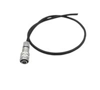 We~pu SF6 Camera Power Cable 2 Pin Female for BMP~C 4K 6K Power Cable for BMP~C 4K Camera Side Battery Supply Handles (100cm)