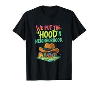 We Put The 'Hood' in Neighborhood Neon Graffiti T-Shirt