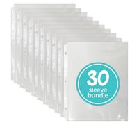 We R Makers 8.5" x 11" Photo Album & Scrapbook Non-Glare Page Protectors, 30 Sleeves (3-Pack) - Archival Safe, Acid-Free, PVC-Free