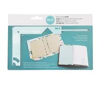 We R Makers Book Cover Guide Metal - 5-in-1 Tool for Bookbinding, Calendars & Scrapbooking - Paper, Cardstock, Cardboard & Fabric - Mint Green