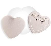 We R Memory Keepers Button Press Refill Pack Heart, Includes Materiels for 9 Heart Buttons 58mm (27 Pieces Total) Create DIY Custom Buttons for Backpacks, Purses, Bags, Pins, Badges, and Keychains