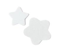 We R Makers Button Press Sticker Insert Star 1.45" (37 mm) - 30 Parts for 15 pcs for Button Press Button Machine - Self-Adhesive