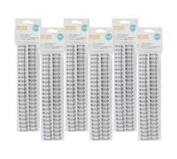 We R Makers Cinch Binding Spines 0.625" x 10.5" - 12 Pack Black | Bookbinding Coils for Journals, Planners & Scrapbooks