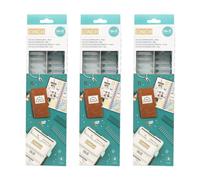 We R Makers Cinch Binding Spines 1" x 10.5" - 12 Pack Blues (3-Pack) | Bookbinding Supplies for Planners, Journals & Albums