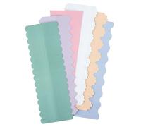 We R Makers Thermal Cinch Binding Spines Diecut - 6 pcs for Thermal Binding Machine - for Bookbinding of Journals & Planners, Red, Blue, Green, Purple, 4.75" x 12.8" x 0.5"