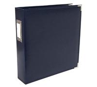 We R Memory Keepers 1-Piece 8.5 x 11-inch We R Faux Leather 3-Ring Binder, Navy