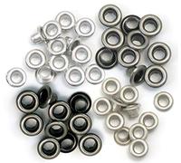We R Memory Keepers - 60 Standard Cold Metal Eyelets for Scrapbooking - 15 of Each Color, Cool