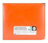 We R Memory Keepers American Crafts 660907 Classic D-Ring Scrapbooking Album, X 12-inch, Orange Soda, Acrylic, Multicolour, 34.79x39.11x6.85 cm