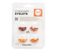 We R Memory Keepers Eyelets for Scrapbooking, Orange, Standard