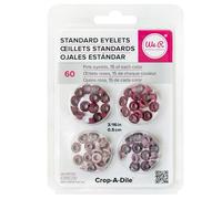 We R Memory Keepers Eyelets for Scrapbooking, Pink, Standard, 1/3 inch