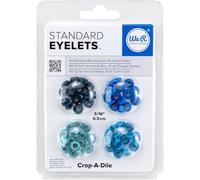 We R Memory Keepers Eyelets Standard, Blue, 60 Piece Per Pack (WER-ES-41578)